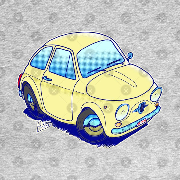 Classic Fiat Cinquecento just the car by Andres7B9